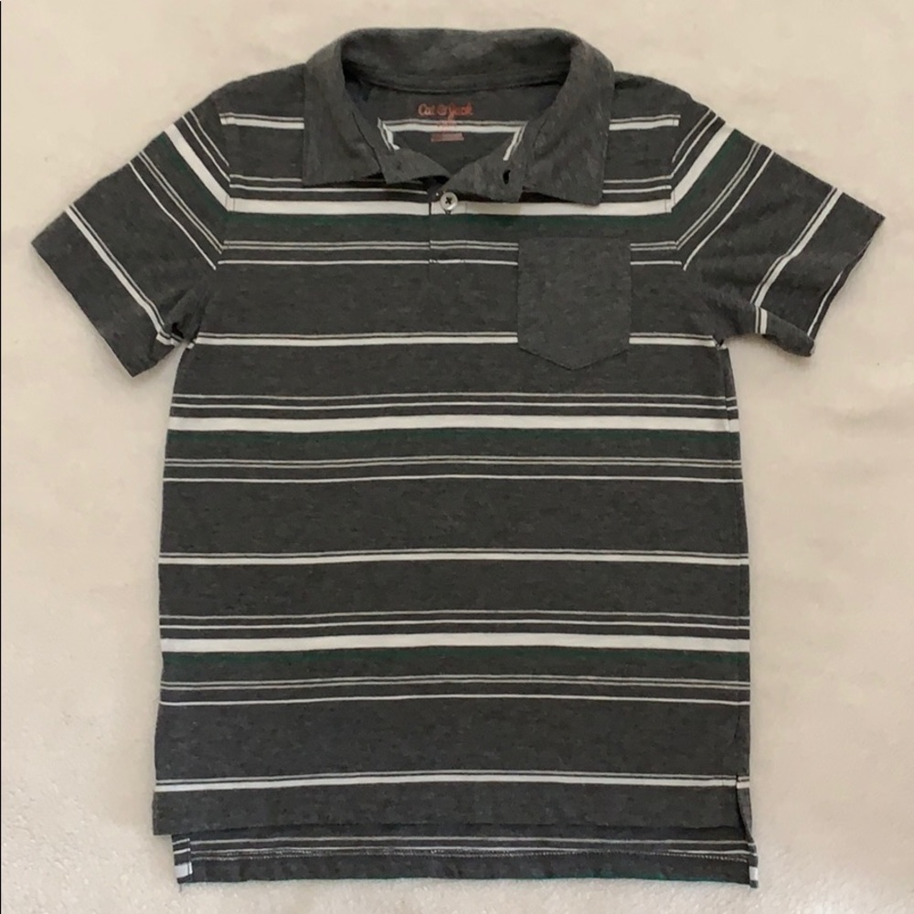 Boys Cat & Jack Polo Shirt Size S6/7